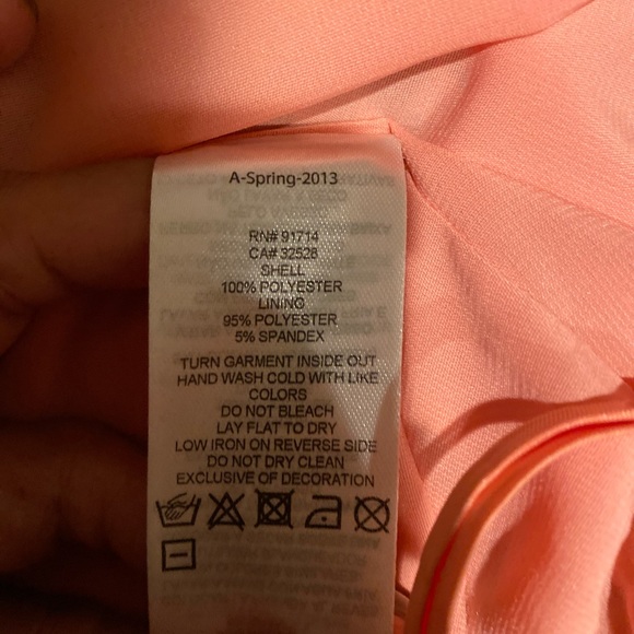 A/X Armani Exchange 100% Polyester Pink/ Black Zebra Mini skirt - Picture 6 of 6